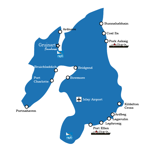 Map of Islay